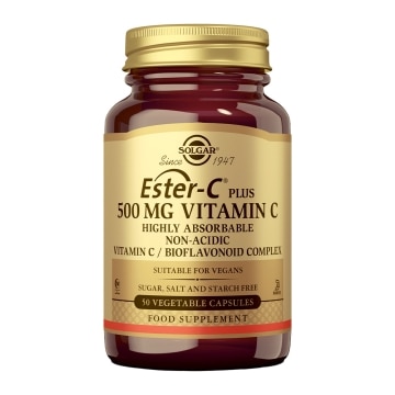 Solgar - Ester-C® Plus - Vitamina C patentada 500mg - 50 cápsulas vegetales
