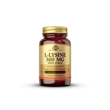 Solgar - L-lisina 500 mg - 50 cápsulas vegetales