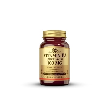 Solgar - Vitamina B2 100 mg - 100 cápsulas vegetales