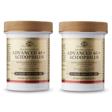 Solgar - Advanced 40+ Acidophilus - 120 Cápsulas