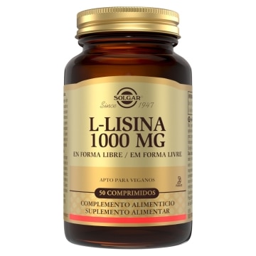 Solgar - L-lisina 1000 mg - 50 comprimidos