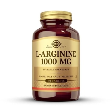 Solgar - L-arginina 1000 mg - 90 comprimidos