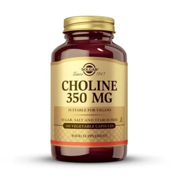 Solgar - Colina 350 mg - 100 cápsulas vegetales