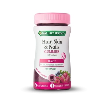 NATURE'S BOUNTY® Pelo, Piel y Uñas con Colágeno - 60 gominolas