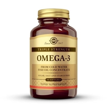 Solgar - Omega-3 Triple Concentración - 50 cápsulas blandas