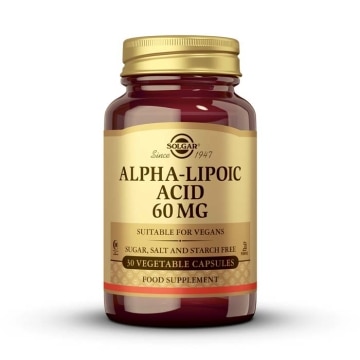 Solgar - Ácido Alfa-Lipoico 120 mg - 30 cápsulas vegetales