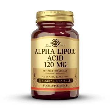 Solgar - Ácido Alfa-Lipoico 120 mg - 60 cápsulas vegetales
