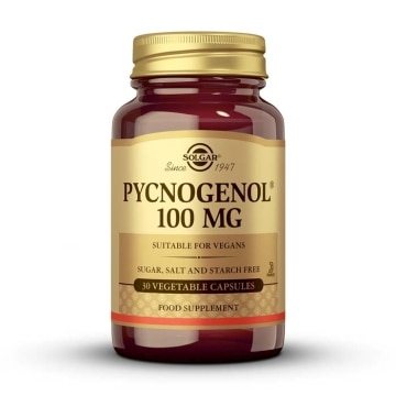 Solgar - Pycnogenol® Extracto de Corteza de Pino 100 mg - 30 cápsulas vegetales
