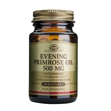 Solgar - Aceite de Prímula de Rosa 500 mg (Onagra) - 30 cápsulas blandas