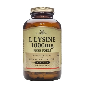 Solgar - L-lisina 1000 mg - 250 comprimidos