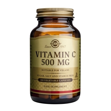 Solgar - Vitamina C 500 mg - 100 cápsulas vegetales