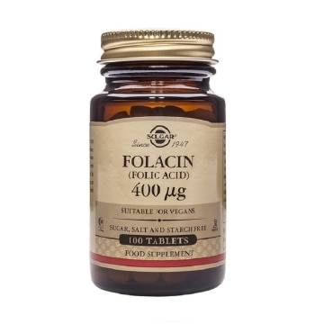 Solgar - Folacín 400 µg - 100 comprimidos