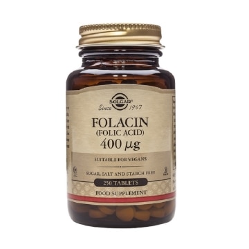 Solgar - Folacín 400 µg - 250 comprimidos