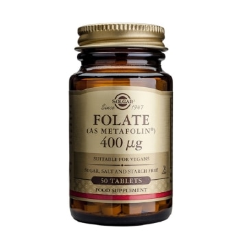 Solgar - Folato 400 µg - 50 comprimidos