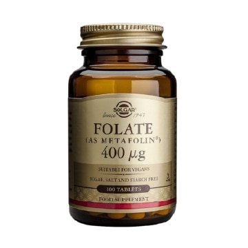 Solgar - Folato 400 µg - 100 comprimidos