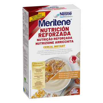 Meritene® Nutrición Reforzada Cereal Instant - Cereales con Miel - 1 sobre de 520g