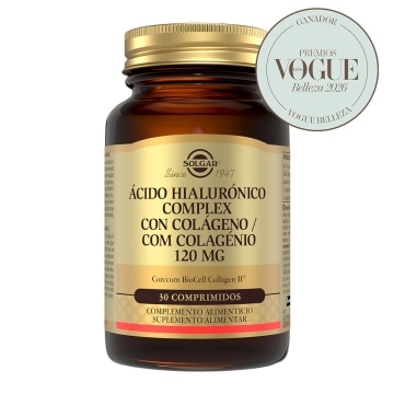 Solgar - Ácido hialurónico complex con colágeno 120 mg - 30 comprimidos