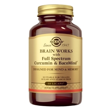 Solgar - Brain Works - 60 cápsulas vegetales (Licaps)