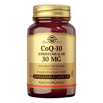 Solgar - Coenzima Q-10 30 mg - 30 cápsulas vegetales