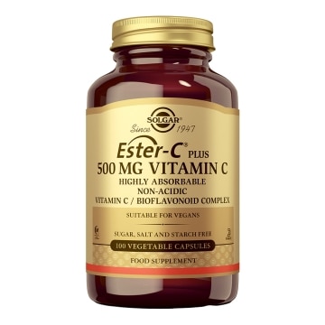 Solgar - Ester-C® Plus - Vitamina C patentada 500mg - 100 cápsulas vegetales