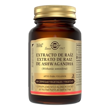 Solgar - Extracto de raíz de ashwagandha - 60 cápsulas vegetales