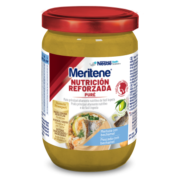Meritene® Nutrición Reforzada - Puré Merluza con bechamel - Tarro 300g