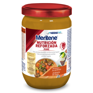 Meritene® Nutrición Reforzada - Puré Ternera a la jardinera - Tarro 300g