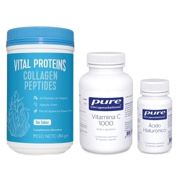 Pack Belleza Colágeno, Ácido Hialurónico y Vitamina C