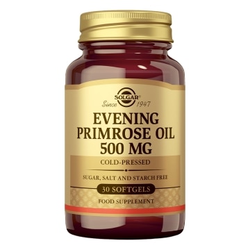 Solgar - Aceite de Prímula de Rosa 500 mg (Onagra) - 30 cápsulas blandas
