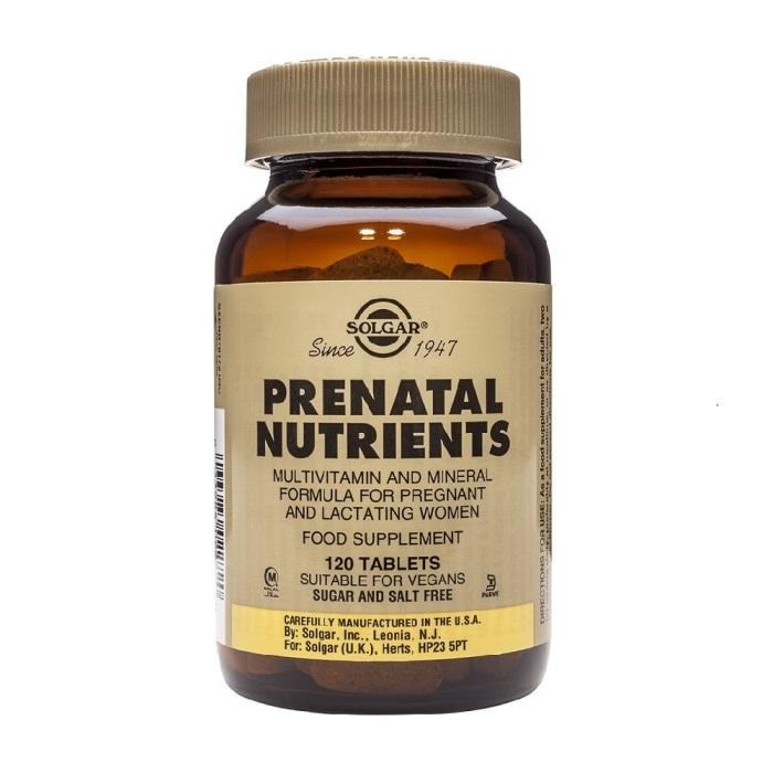 Solgar® Nutrientes Prenatales - 120 comprimidos
