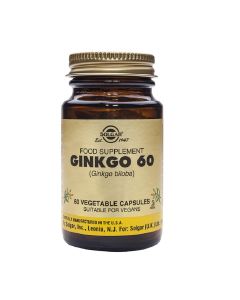 Solgar - Ginkgo 60 - 60 cápsulas vegetales