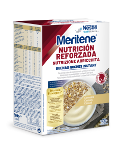 Meritene® Nutrición Reforzada - Buenas Noches Instant - Sabor cereal  - 2 sobres de 250g