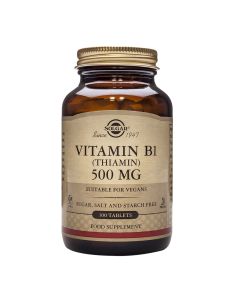 Solgar - Vitamina B1 500 mg - 100 comprimidos