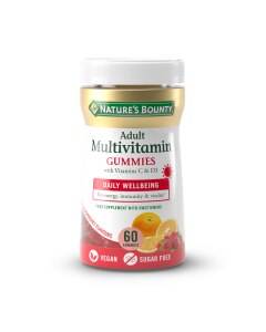 NATURE'S BOUNTY® Multivitamínico Adultos con Vitamina C y D - 60 gominolas