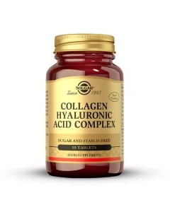 Solgar - Ácido hialurónico complex con colágeno 120 mg - 30 comprimidos