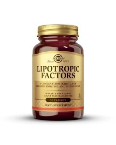 Solgar - Factores lipotrópicos - 50 comprimidos