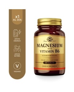 Solgar - Magnesio con Vitamina B6 - 250 comprimidos