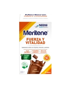 Meritene® Fuerza y Vitalidad Batido Chocolate - 15 sobres de 30g