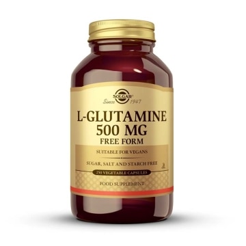 Solgar - L-glutamina 500 mg - 250 cápsulas vegetales