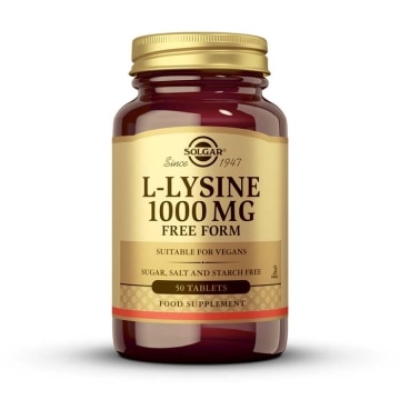 Solgar - L-lisina 1000 mg - 100 comprimidos