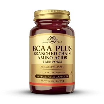 Solgar - BCAA PLUS - 50 cápsulas vegetales