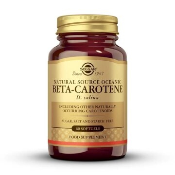 Solgar - Beta-caroteno - 60 cápsulas blandas