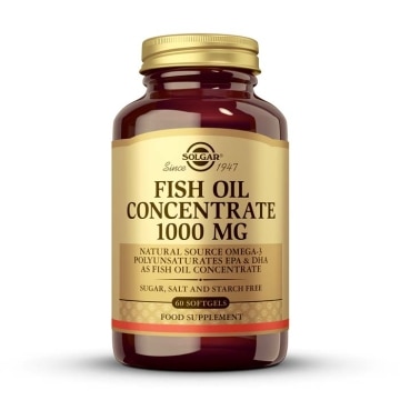 Solgar - Aceite de pescado concentrado 1000 mg - 60 cápsulas blandas