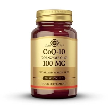 Solgar - Coenzima Q-10 100 mg - 30 cápsulas blandas