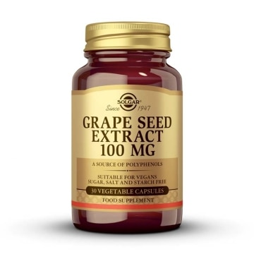 Solgar - Extracto de semilla de uva 100 mg - 30 cápsulas vegetales