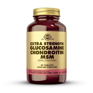 Solgar - Glucosamina condroitina, MSM - 60 comprimidos