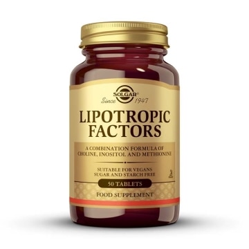 Solgar - Factores lipotrópicos - 50 comprimidos