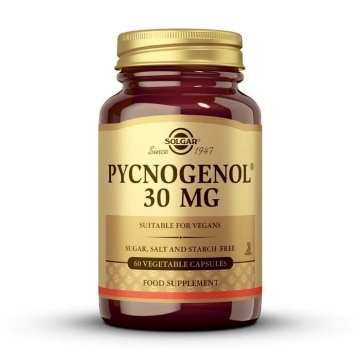 Solgar - Pycnogenol® Extracto de Corteza de Pino 30mg - 60 cápsulas vegetales
