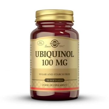 Solgar - Ubiquinol 100 mg - 50 cápsulas blandas
