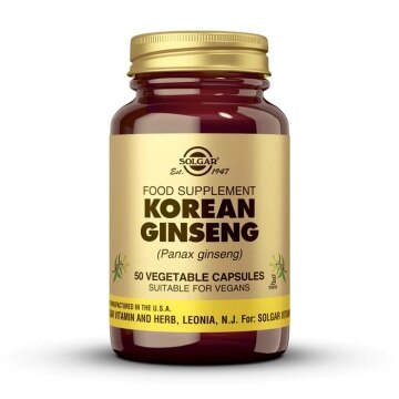 Solgar - Ginseng Coreano - 50 cápsulas